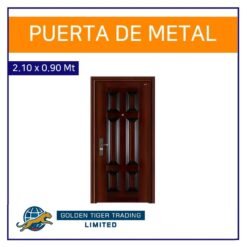 Puerta de Metal Modelo LINYI 2.10m x 0.90m